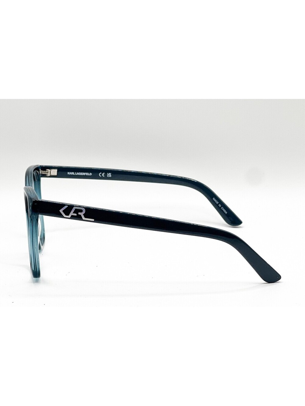 Karl Lagerfeld KL6050 425 Petrol Cat Eye Authentic Eyeglass Frames 54-16 - Picture 2 of 5